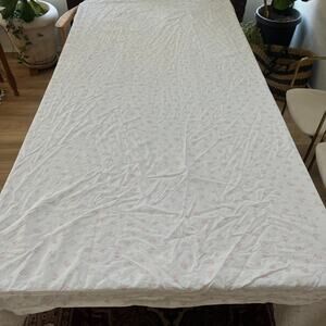 American Pacific Flat Sheet 100% Cotton Shabby Chic Pink Roses 90x85"